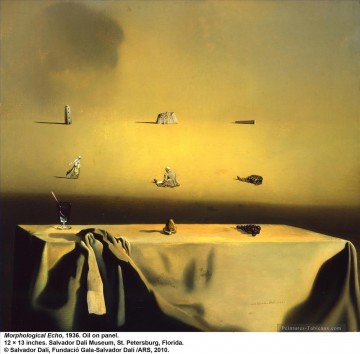 350 人の有名アーティストによるアート作品 Painting - 形態学的エコー 1936 年 キュビスム ダダ シュルレアリスム サルバドール ダリ